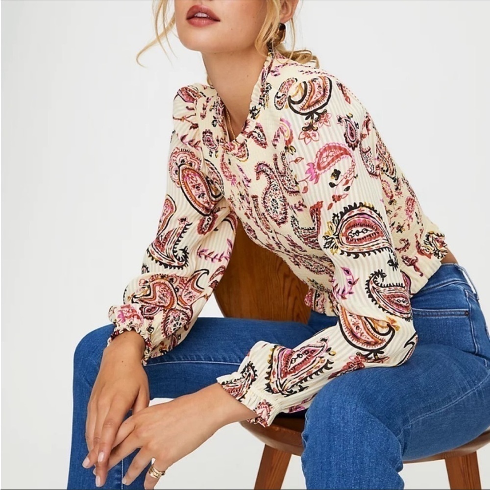 Wilfred Paisley Print Tempest Blouse